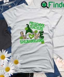 Preschool Teacher St Patricks Day Prek Shenanigans Love Shirt