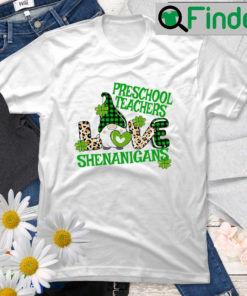 Preschool Teacher St Patricks Day Prek Shenanigans Love T Shirt