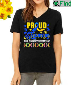 Proud Stepmom World Down Syndrome Awareness Socks Hands T Shirt