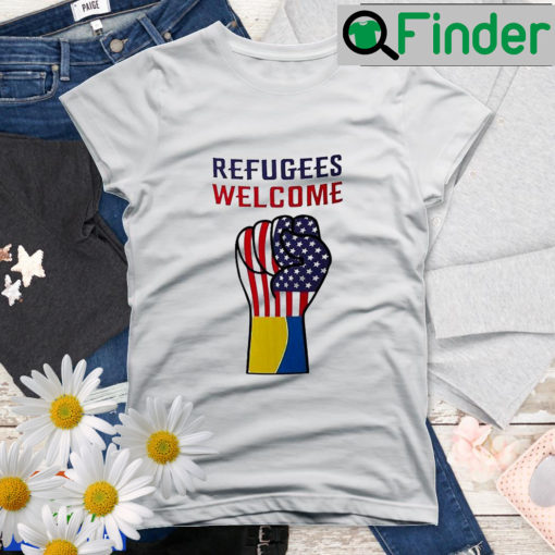 Puck Futin Refugees Welcome Ukraine Shirt