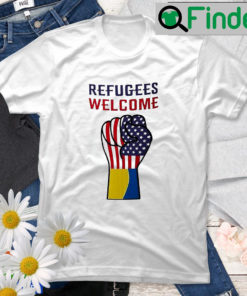 Puck Futin Refugees Welcome Ukraine T Shirt