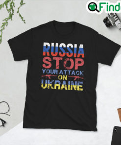 Puck Futin Russia Stop Your Attack On Ukraine Shirt