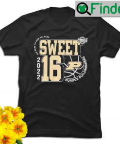 Purdue Boilermakers March Madness 2022 NCAA Mens Basketball Sweet 16 the road to New Orleans shirt