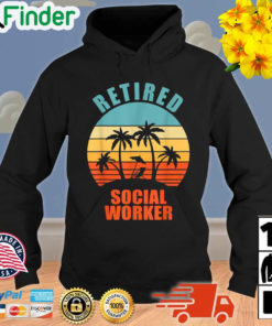 Retired Social Worker Vintage Hoodie