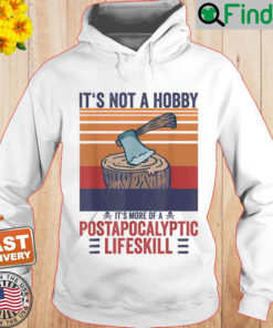 Retro Its Not A Hobby Lifeskill Woodworker Carpenter Hoodie