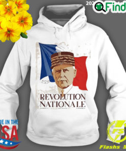 Revolution Nationale Vich France Petain Propaganda Hoodie