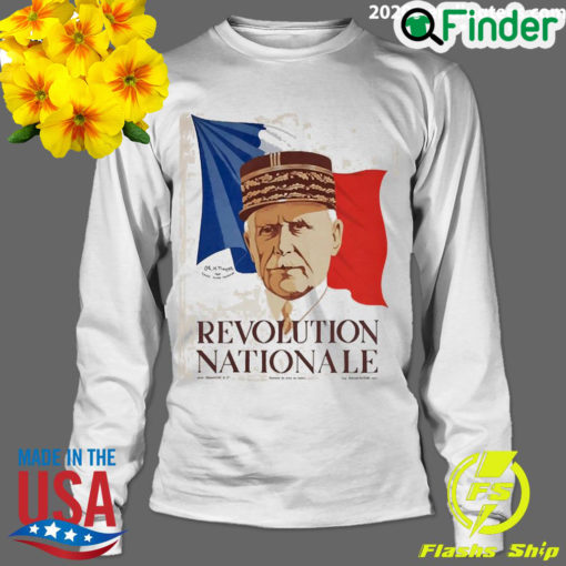 Revolution Nationale Vich France Petain Propaganda Long Sleeve