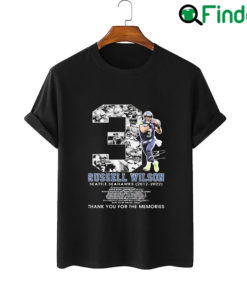 Russell Wilson Seattle Seahawks 2012 2022 Shirt