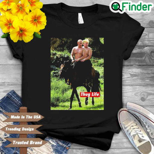 Russian Putin Riding A Horse With Donald Trump Shirt