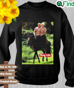 Russian Putin Riding A Horse With Donald Trump Sweatshirt