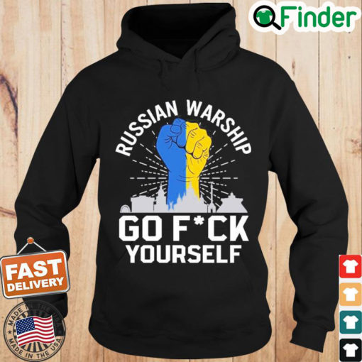 Russian Warship Go F Yourself Support Ukraine Hoodie