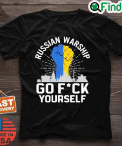 Russian Warship Go F Yourself Support Ukraine T Shirt