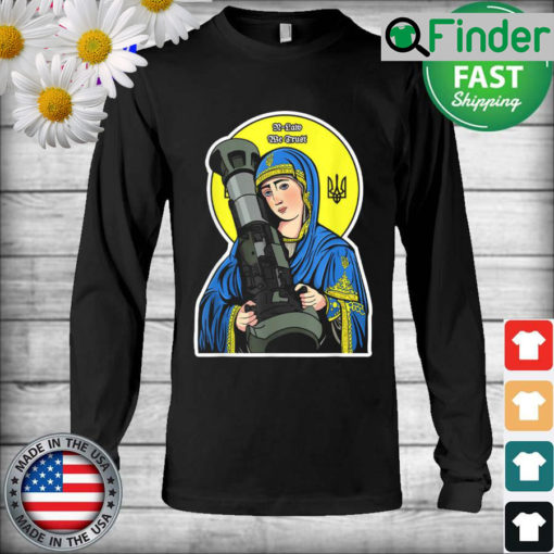 Saint Javelin Saint NLA I Stand With Ukraine Ukraine Flag Long Sleeve