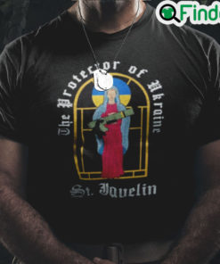 Saint Javelin T Shirt The Protector Of Ukraine