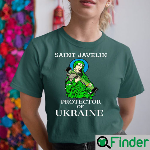 Saint Javelin The Protector Of Ukraine No War Shirt