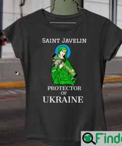 Saint Javelin The Protector Of Ukraine No War T Shirt