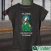 Saint Javelin The Protector Of Ukraine Pray For Ukranian TShirt