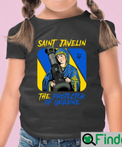 Saint Javelin The Protector Of Ukraine Shirt Peace Love Ukrainian