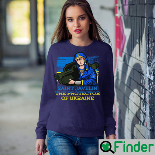 Saint Javelin The Protector Of Ukraine Stop War Shirt