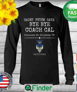 Saint Peter says bye bye coach cal Peacocks 85 vs Wildcats 79 with 2022 Long Sleeve