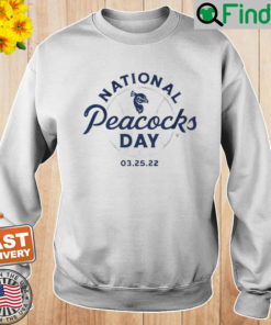 Saint Peters Basketball National Peacocks Day Sweatshirt