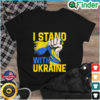 Save Ukraine I Stand With Ukraine Ukrainian Flag Rise Fist Shirt