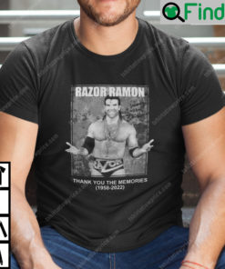 Scott Hall Razor Ramon Thank You For The Memories Shirt