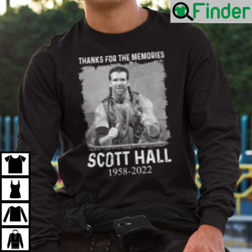 Scott Hall Sweatshirt Thanks For The Memories Scott Hall 1958 20223