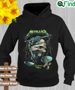 Skull Metallica and justice for all Hoodie