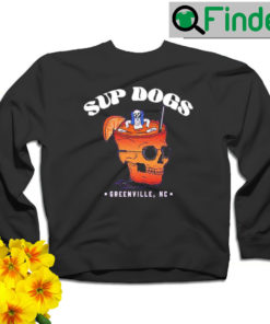 Skull cup Sup Dogs Greenville NC sweatshirt