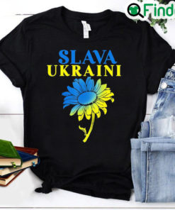 Slava Ukraini Sunflower Ukraine Peace Ukraine Shirt