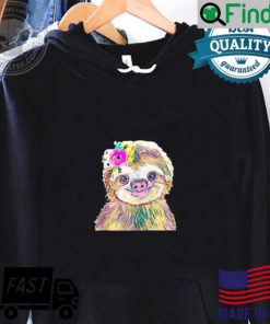 Sloth Motif hanging trending Animals cute colorful Sloths Hoodie