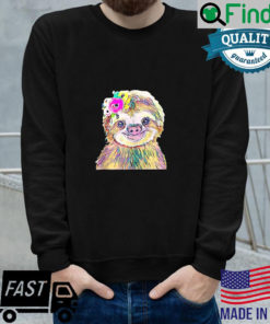 Sloth Motif hanging trending Animals cute colorful Sloths Sweatshirt