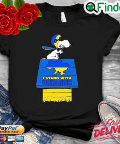 Snoopy I Stand With Ukraine T shirt