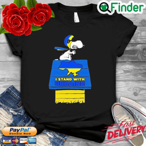 Snoopy I Stand With Ukraine T shirt
