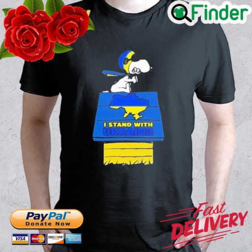 Snoopy I Stand With Ukraine shirt