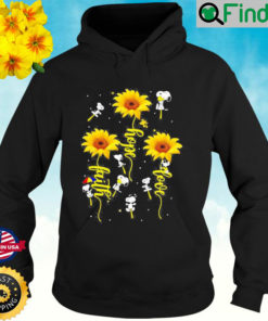 Snoopy sunflower love hope faith Hoodie