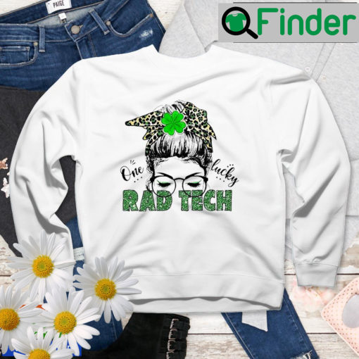 St Patrick Girl One Lucky Rad Tech Sweatshirt