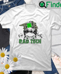 St Patrick Girl One Lucky Rad Tech T Shirt