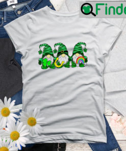 St Patricks Day Gnomes Shamrock Family Matching Shirt