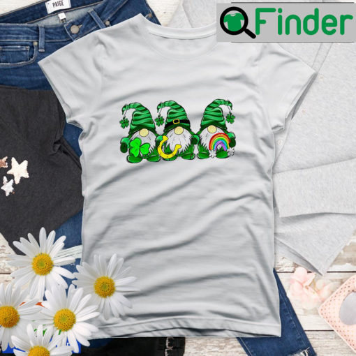 St Patricks Day Gnomes Shamrock Family Matching Shirt