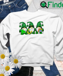 St Patricks Day Gnomes Shamrock Family Matching Sweatshirt