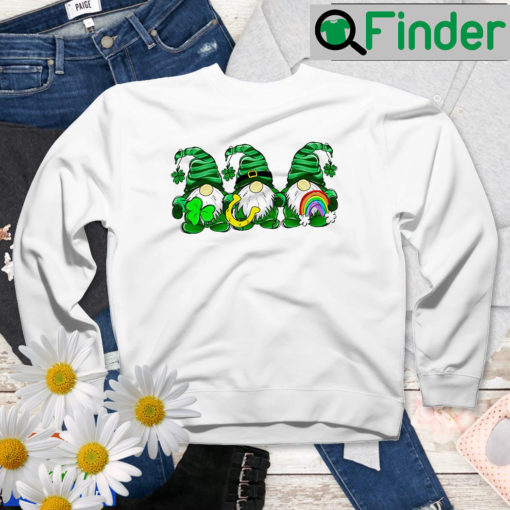 St Patricks Day Gnomes Shamrock Family Matching Sweatshirt