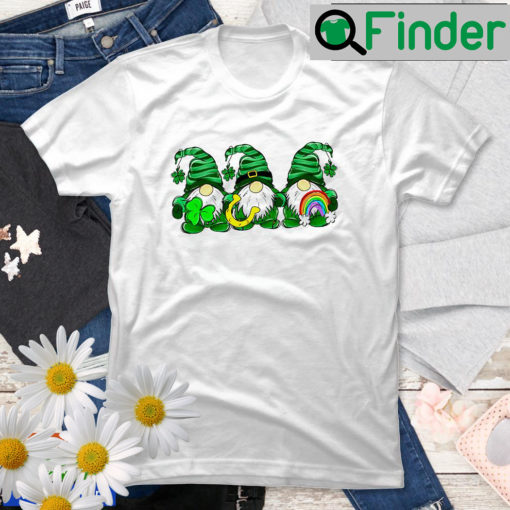 St Patricks Day Gnomes Shamrock Family Matching T Shirt