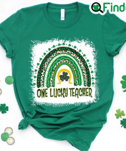St Patricks Day Teacher Green Shamrock Shirt
