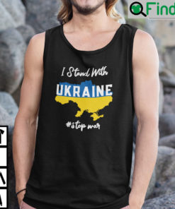 Stand With Ukraine Stop War Tank Top