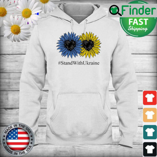 Stand with Ukraine Sunflower Hoodie