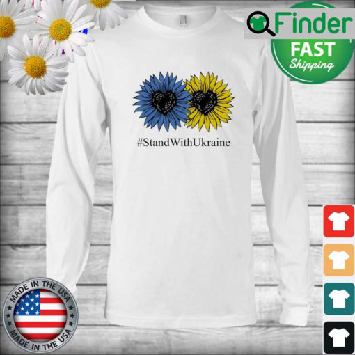 Stand with Ukraine Sunflower Long Sleeve