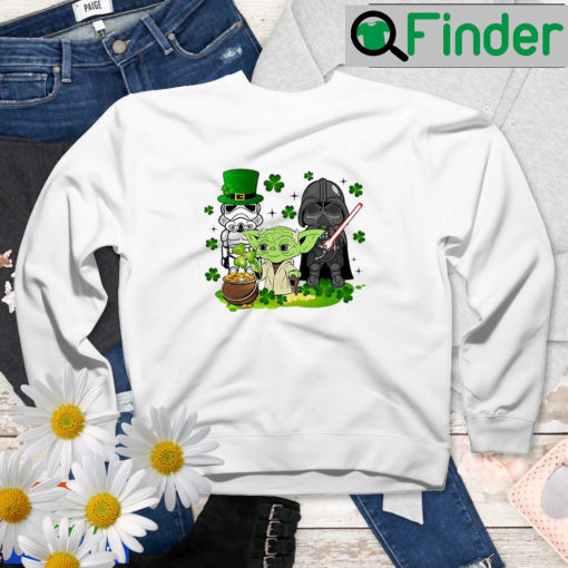 Star Wars Patricks Day Disney Irish Family Vacation Sweatshirt