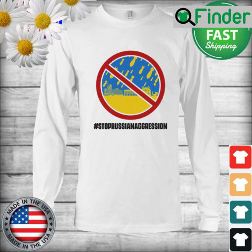 Stop Russian Aggression Support Ukraine Long Sleeve